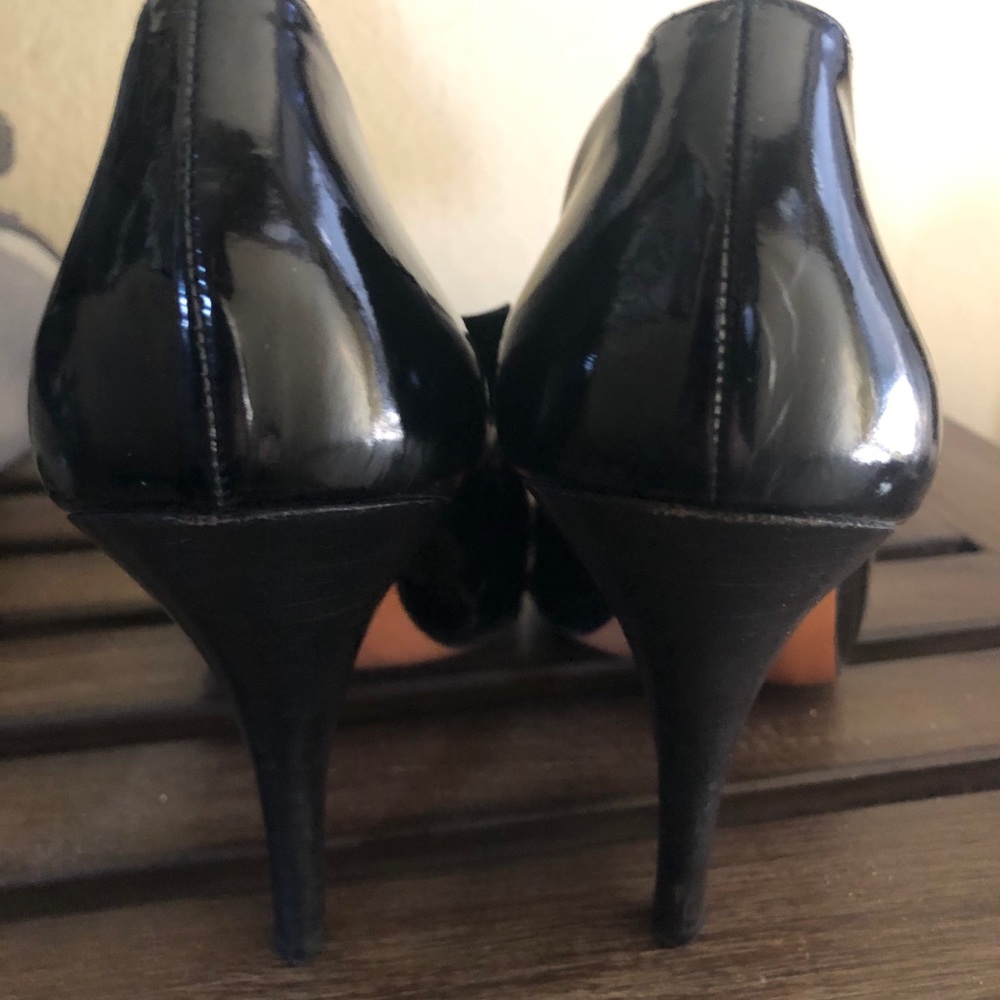 Vintage Lina Lee Patent Leather Heels Made Italy - Picture 5 of 7